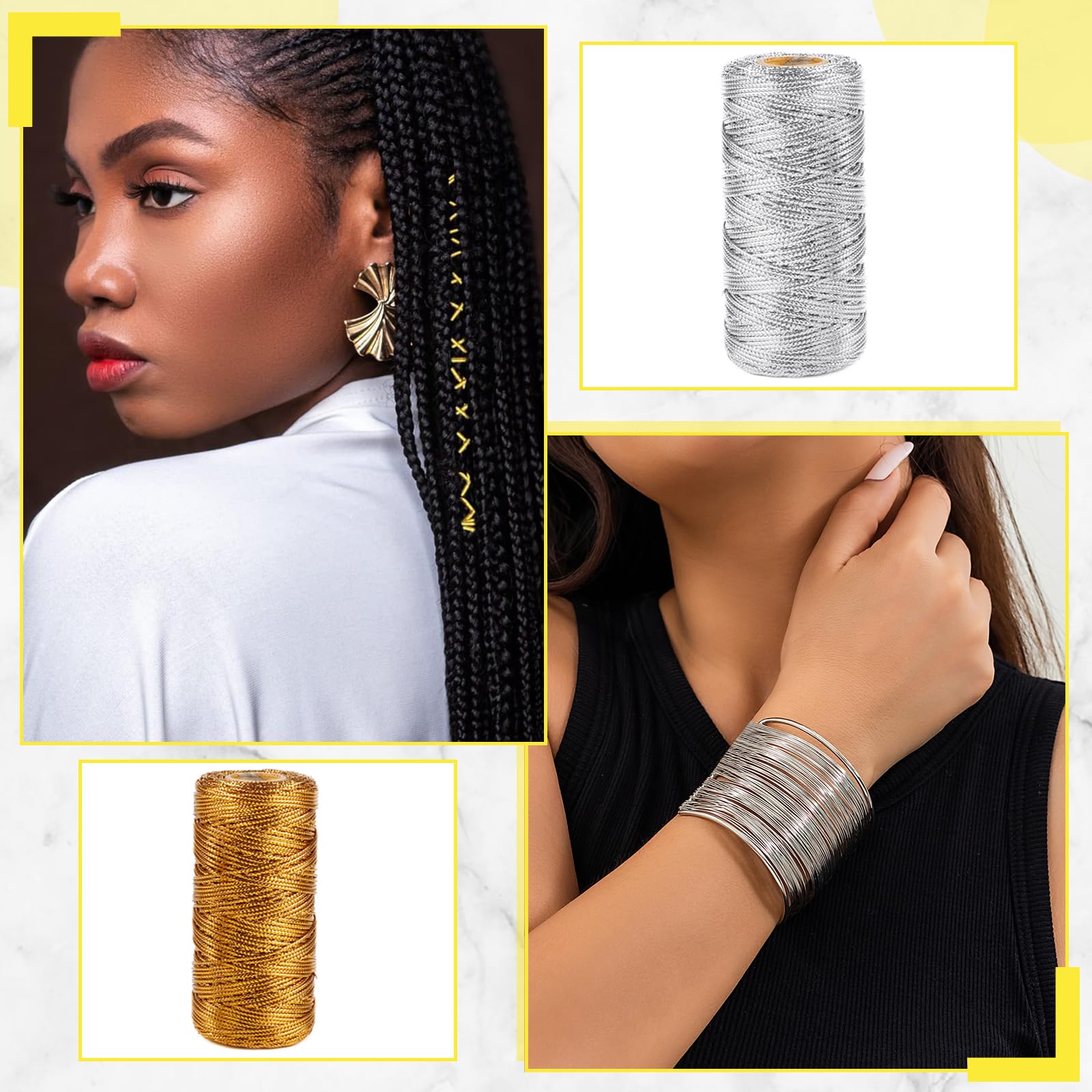 Amazon.co.jp: Benvo リボン 紐 糸 2巻セット ラッピングリボン